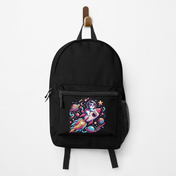 Item preview, Galaxy Cat Riding a Rocket Through space designed and sold by Philip-p22.
