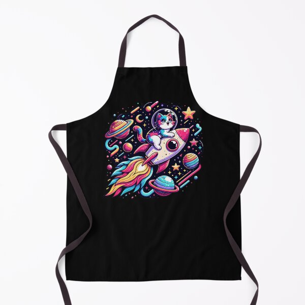 Item preview, Galaxy Cat Riding a Rocket Through space designed and sold by Philip-p22.