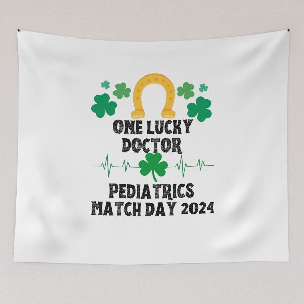 Item preview, Pediatrics Match Day 2024 One Lucky Doctor designed and sold by MimsTees.
