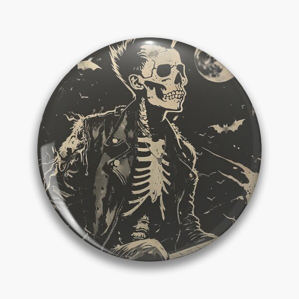 Item preview, Boney Biker Boy from Beyond designed and sold by Retro Type.