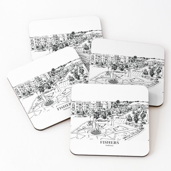 Item preview, Fishers - Indiana designed and sold by Lakeric Cityscapes.