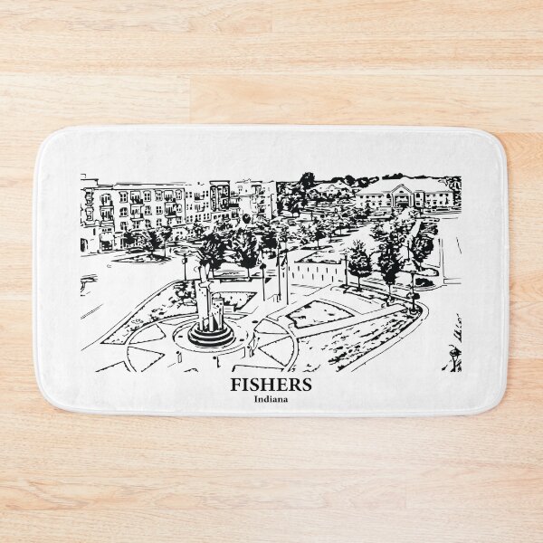 Item preview, Fishers - Indiana designed and sold by Lakeric Cityscapes.