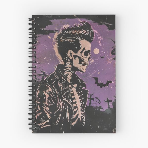 Item preview, Pompadour Skeleton Rises Again designed and sold by Retro Type.