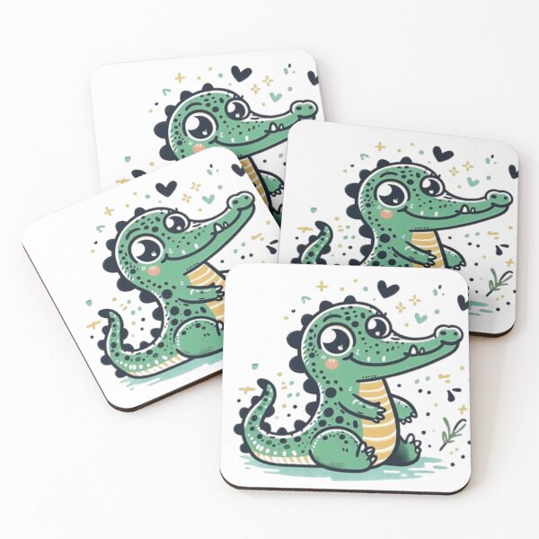 Aperçu de l'œuvre Crocodile mignon créée et vendue par Culmika.