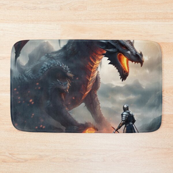 Item preview, Knight VS Dragon designed and sold by Itsapizzart.