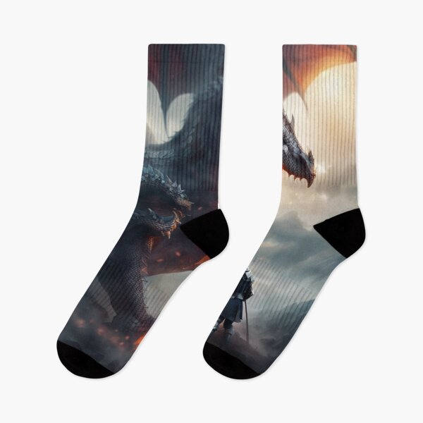 Item preview, Knight VS Dragon designed and sold by Itsapizzart.