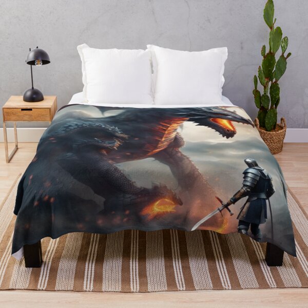 Item preview, Knight VS Dragon designed and sold by Itsapizzart.