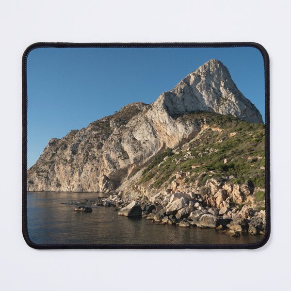 Item preview, Cove and cliffs at Peñón de Ifach in Calpe. Mediterranean coast Costa Blanca designed and sold by Adriana Mueller.