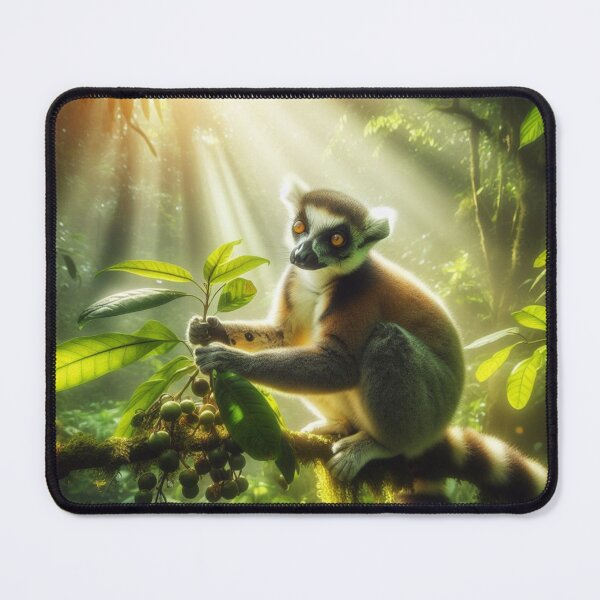 Item preview, Forest Frolic - Lemur's Playful Jungle Antics designed and sold by ProgressMagnet.