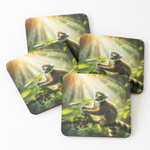 Item preview, Forest Frolic - Lemur's Playful Jungle Antics designed and sold by ProgressMagnet.