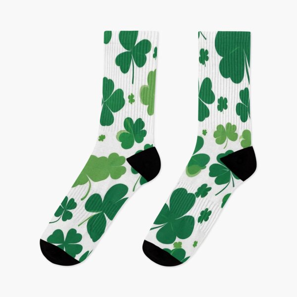 Item preview, Irish Clovers Socks designed and sold by 3Brew-Designs.