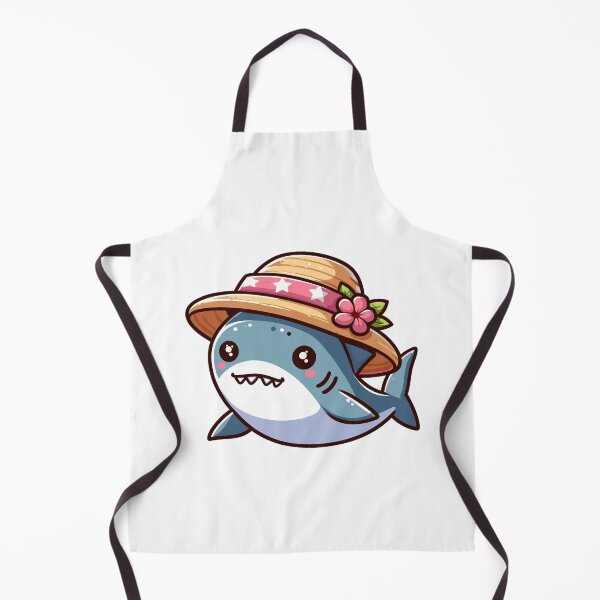 Item preview, Hammerhead Shark with Hat designed and sold by ArtfulWeave.