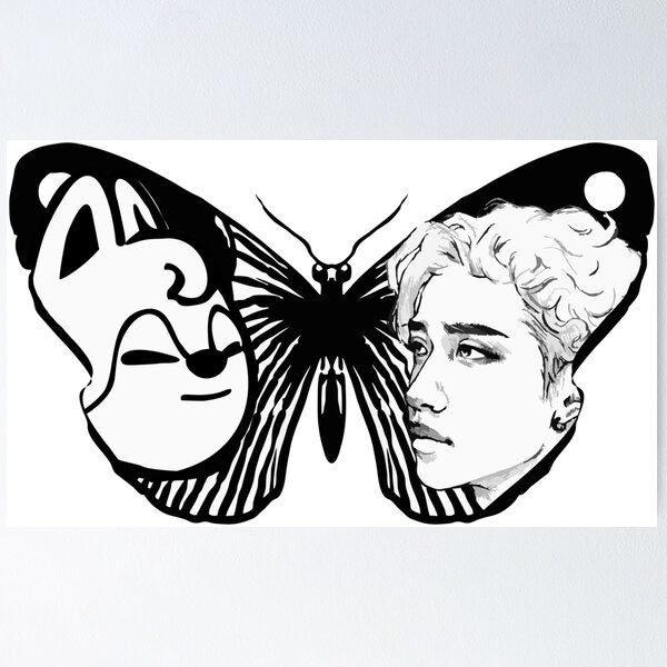Item preview, BANG CHAN (Stray Kids) - Butterfly designed and sold by Eldavilora.