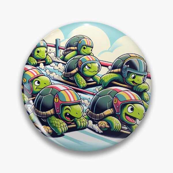 Item preview, Turtle Racers' Starting Line designed and sold by Felix Tanner.