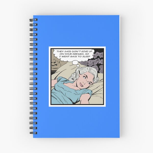Item preview, They said dont give up on your dreams - Retro comic art designed and sold by Alex Starcatcher.