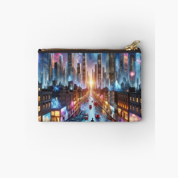 Item preview, Dusk in the Digital Metropolis designed and sold by VirtuArtVisions.
