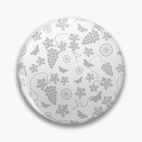 Item preview, French vineyard print - light grey designed and sold by SquareKeyStudio.