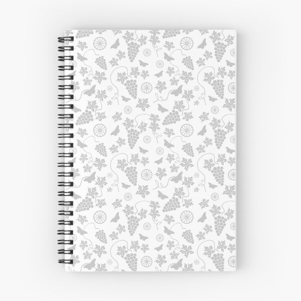 Item preview, French vineyard print - light grey designed and sold by SquareKeyStudio.