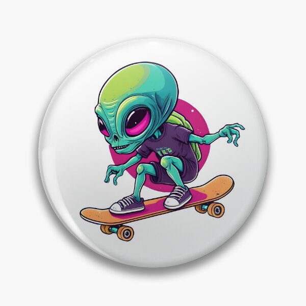 Item preview, Alien Skater designed and sold by MissQuiss.