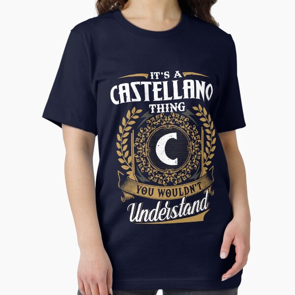 Vista previa del artículo con la obra «Es una cosa de Castellano que no entenderías», diseñado y vendido por Huck-me.