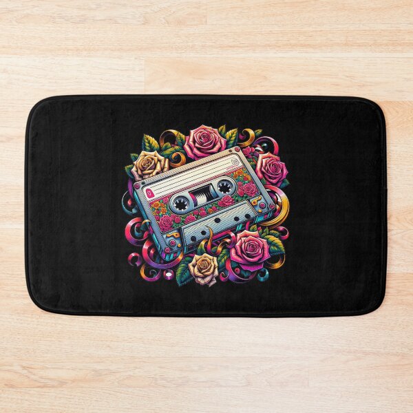Item preview, Vintage Cassette Tape Intertwined with Blooming Roses designed and sold by Philip-p22.