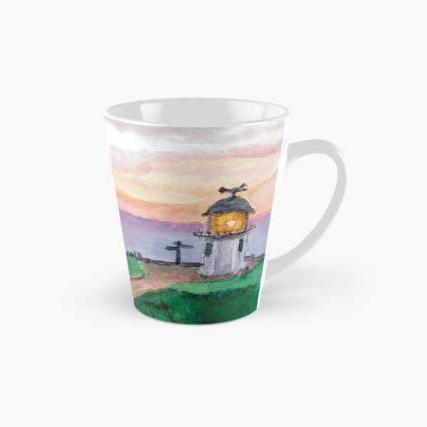Item preview, Twilight at Cape Reinga Lighthouse, New Zealand. Original watercolour designed and sold by Liz Loasby.