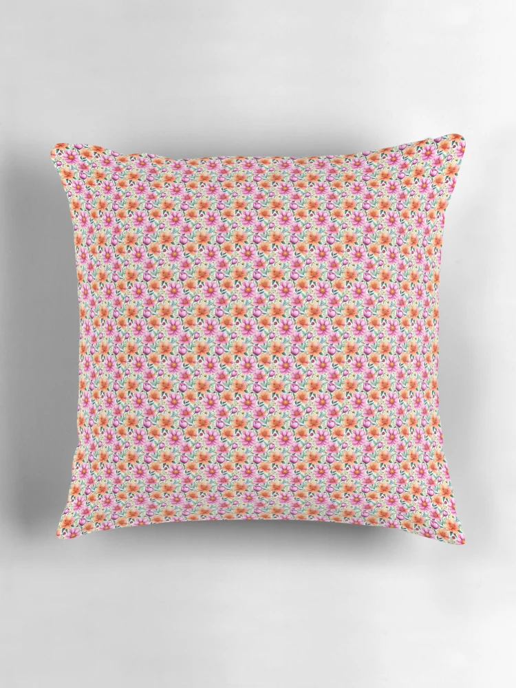 Thumbnail 3 of 4, Pillow, Flower Pattern designed and sold by prozario.