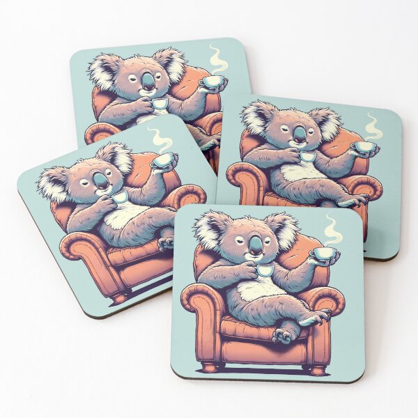 Item preview, Koala's Cozy Tea Time designed and sold by Felix Tanner.