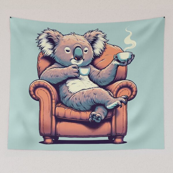 Item preview, Koala's Cozy Tea Time designed and sold by Felix Tanner.