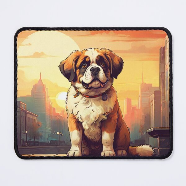 Item preview, St Bernard Sunset Cityscape designed and sold by NeatThingLover.