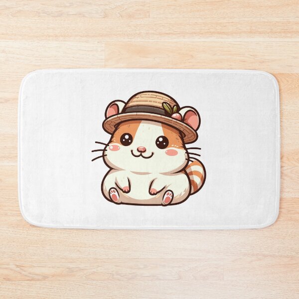 Item preview, Hamster with Hat designed and sold by ArtfulWeave.