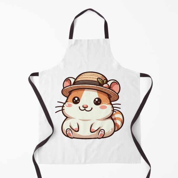 Item preview, Hamster with Hat designed and sold by ArtfulWeave.