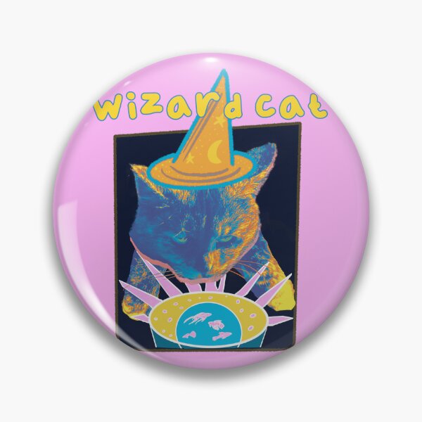 Item preview, "Wizard Cat" Text with A Magic Kitty Casting - Animals designed and sold by jolabrese.