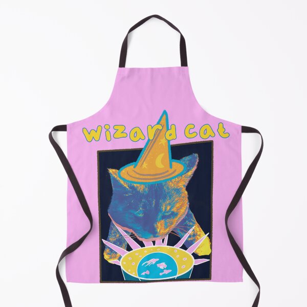 Item preview, "Wizard Cat" Text with A Magic Kitty Casting - Animals designed and sold by jolabrese.