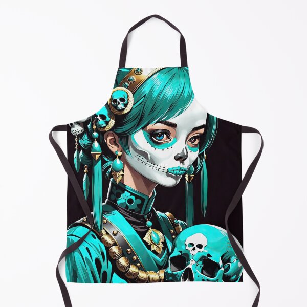 Item preview, Turquoise Rebel, Warrior lemur skull Queen designed and sold by filusattila.