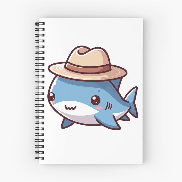Item preview, Cool Hammerhead Shark in Hat designed and sold by ArtfulWeave.