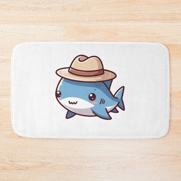 Item preview, Cool Hammerhead Shark in Hat designed and sold by ArtfulWeave.