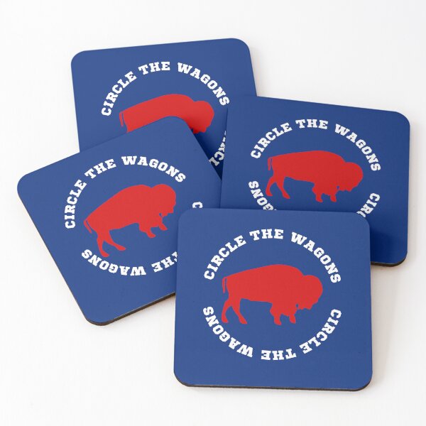 Item preview, Circle the Wagons Buffalo Football Fan designed and sold by LaurenElin.