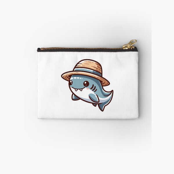 Item preview, Stylish Hammerhead Shark with Hat designed and sold by ArtfulWeave.