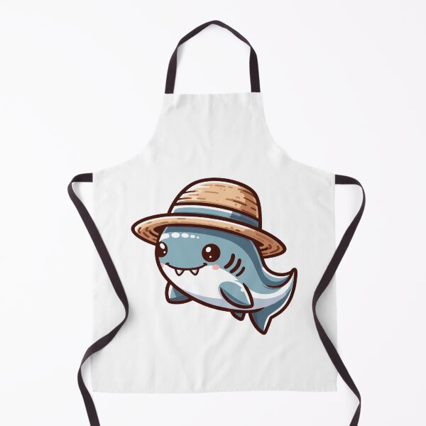 Item preview, Stylish Hammerhead Shark with Hat designed and sold by ArtfulWeave.