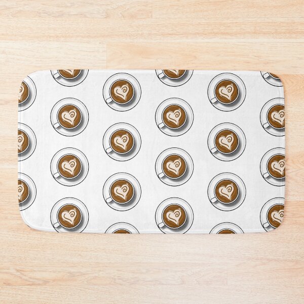 Item preview, Heart Latte Art designed and sold by honeybeepaper.