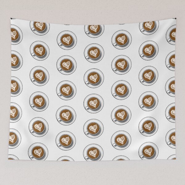 Item preview, Heart Latte Art designed and sold by honeybeepaper.