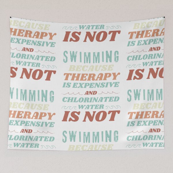 Item preview, Swimming Therapy: Dive Into Refreshing Waters of Relaxation.  designed and sold by BENMBARK.