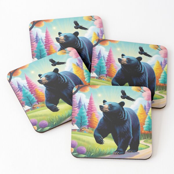Item preview, Black bear and the bird. designed and sold by maulbang.