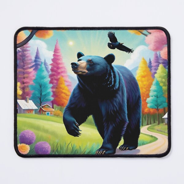 Item preview, Black bear and the bird. designed and sold by maulbang.