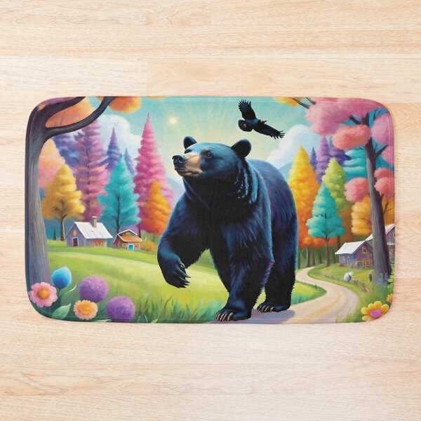 Item preview, Black bear and the bird. designed and sold by maulbang.