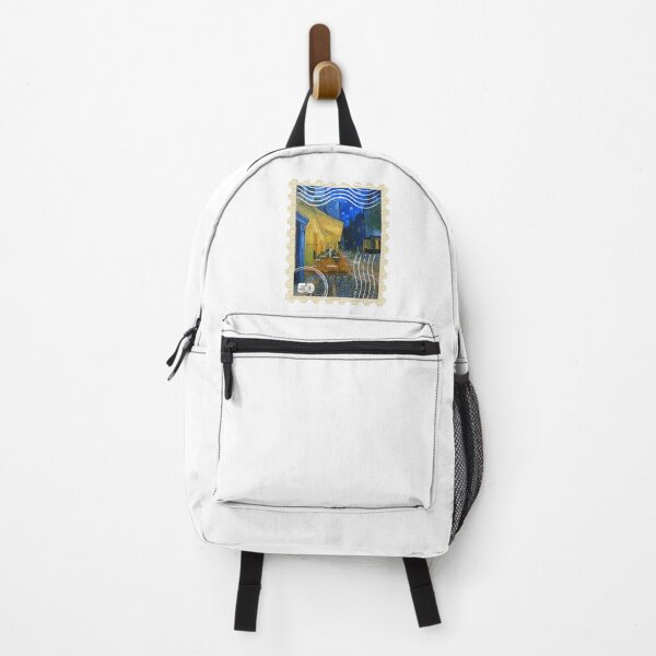 Item preview, The Cafe Terrace on the Place du Forum Stamp designed and sold by HappyAli777.