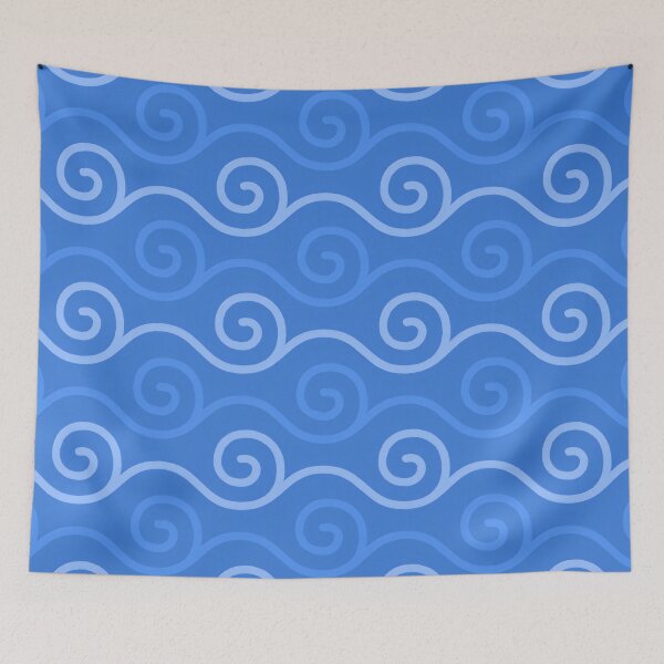 Item preview, Blue Waves Pattern designed and sold by SPRUCIA.