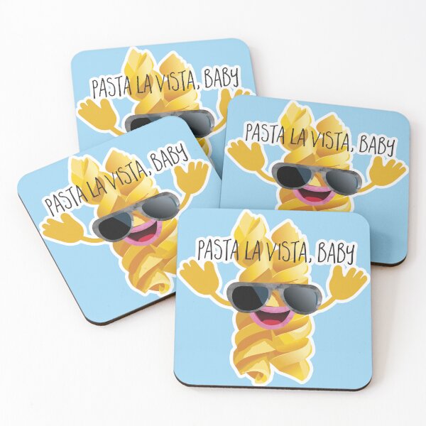 Item preview, Farewell in Flavor: 'Pasta La Vista, Baby' Sticker designed and sold by hitechmom.