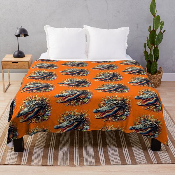 Item preview, BEAUTIFUL CAIMAN HEAD - #FF6600 designed and sold by Marlon Oseguera.
